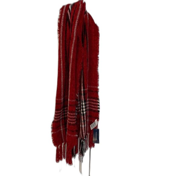 Charter Club Scarf Red / Black - Picture 1 of 3